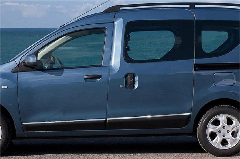 Door Molding (4 Pcs, Stainless Steel) for Dacia Dokker 2013-2022