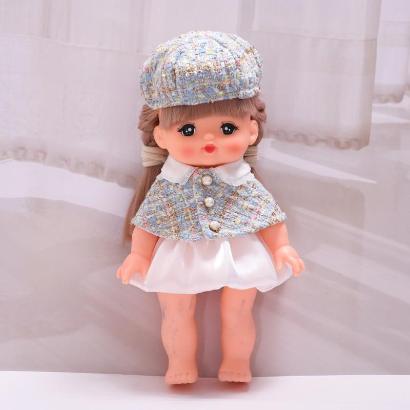 25cm Milu Tang Dynasty Doll Clothing Set - Changeable Top and Overalls