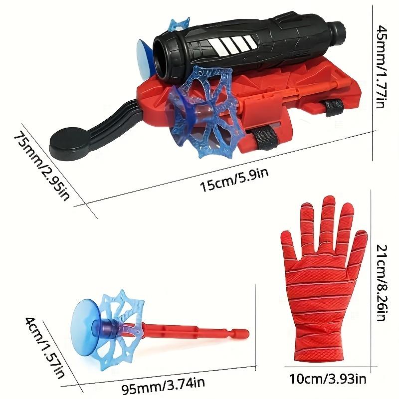 Spider Gloves Man Web Shooter for Kids, Launcher Spider Kids Plastic Cosplay Glove Hero Movie Launcher Wrist Toy Set Funny Decorate Children Funny