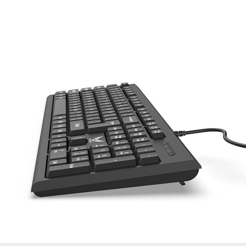 Wired Membrane Keyboard 618USB for Desktop - Lightweight, Versatile for Office and Home Use