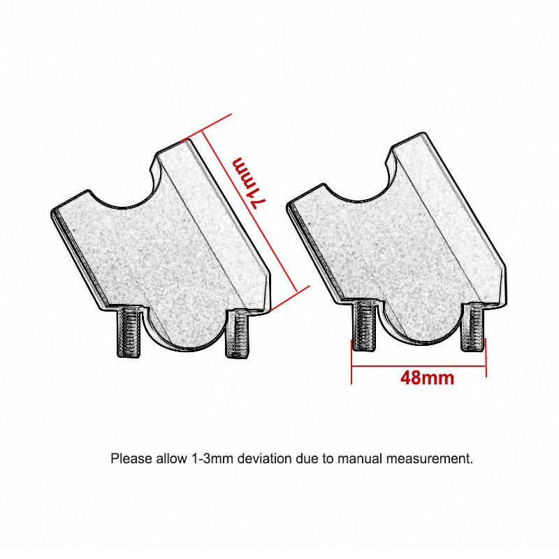 Motorcycle HandleBar Riser Handle Bar Mount Clamp Adapter For Yamaha XT1200Z SUPER TENERE 1200 XTZ1200 XTZ 2010-2018 2017 2016