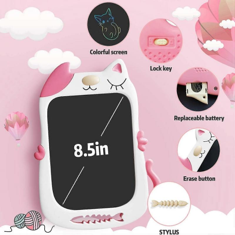 Girls Toys For 3-6 Years Old Girls Boys, Lcd Writing Tablet Doodle Board, 8.5inch Colorful Drawing Tablet Writing Pad,girls Birthday Gift And T Tw