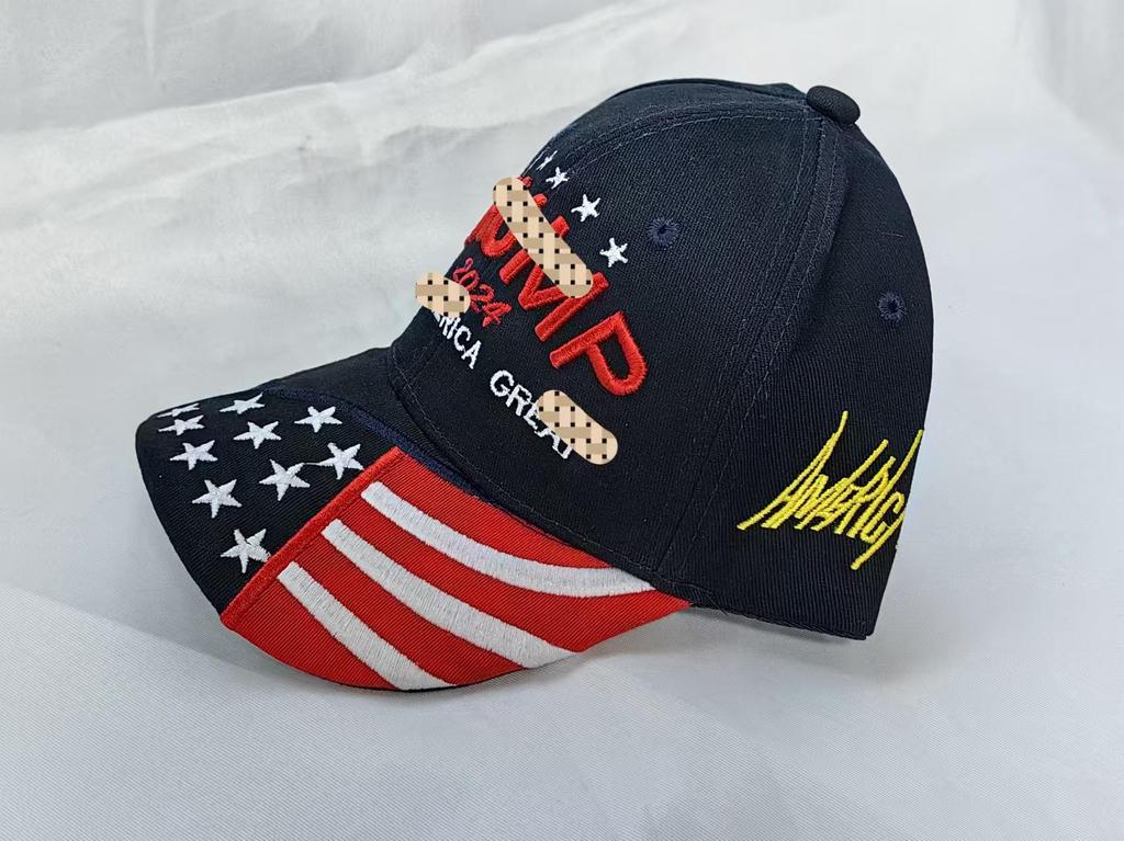 In-Stock Red Baseball Cap: Embroidered Logo & Flat Brim, Summer Sun Protection, Cross-border Promotion