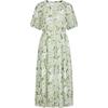 Abito da donna Juzhi Annakou in chiffon con stampa botanica