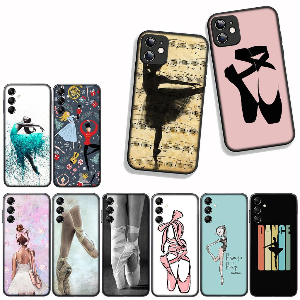 for Apple iPhone 16 15 14 Plus 13 12 Mini 17 Pro Max + 16E Air 16+ ProMax Phone Cover Case Ballerina Ballet Dancing Dance Girl