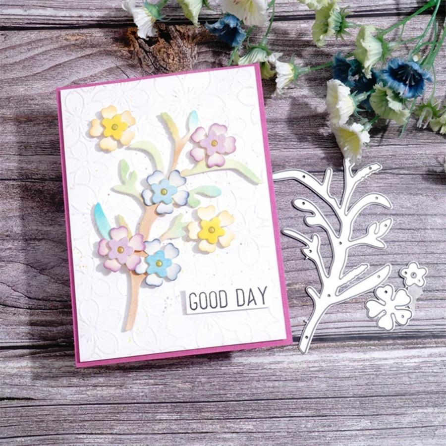 Flower Die Cuts for Card Making,Cutting Dies, Metal Die Cutting Mold, Scrapbooking Dies, DIY Etched Embossing Stencil for Crafts