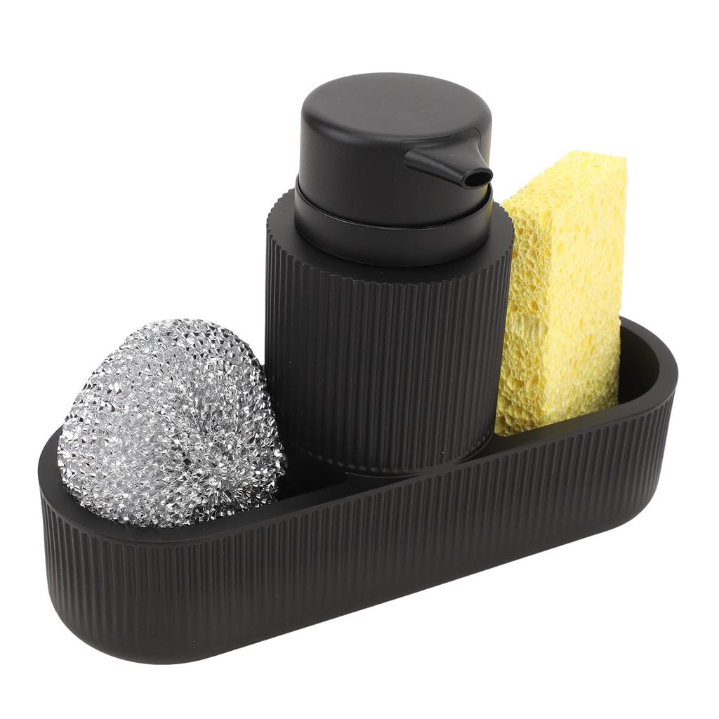 Spülmittelspender Multifunktion Leicht zu reinigen Harz Scheuerschwamm Halter Scheuerschwamm Set