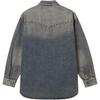 Levis Loose Comfortable Casual Frayed Collar Long Sleeve Denim Jacket Men Jackets Dark-Blue 002XV-0001