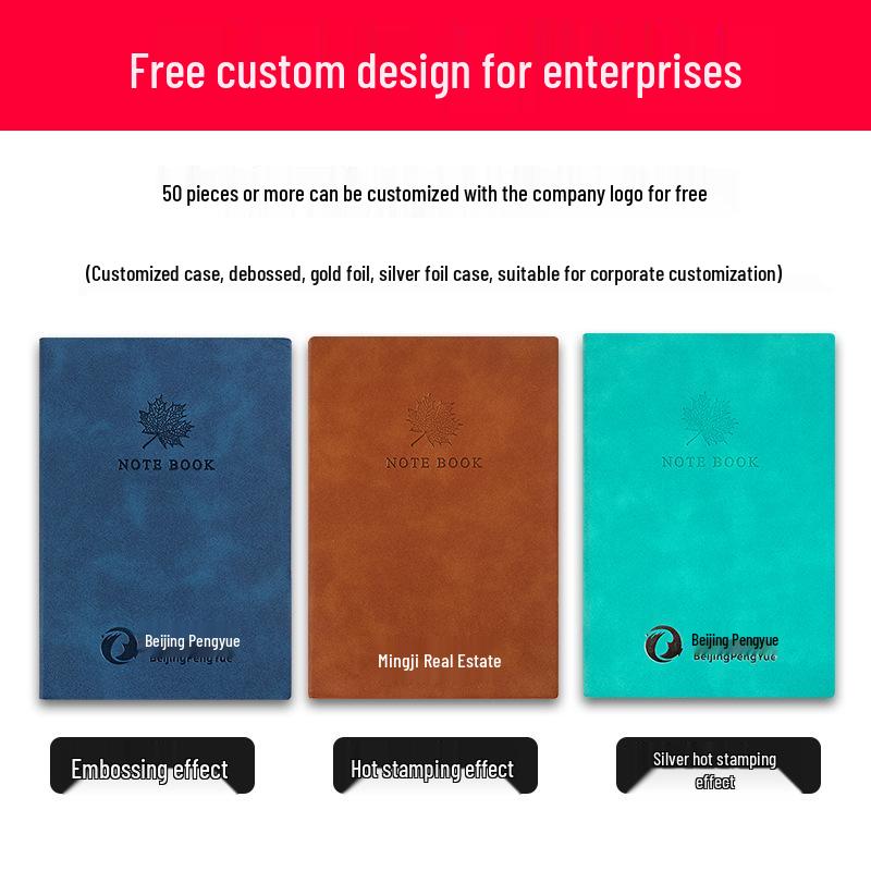 A5 Thickened Business & Student Notebook - Office & Meeting Stationery Supplies