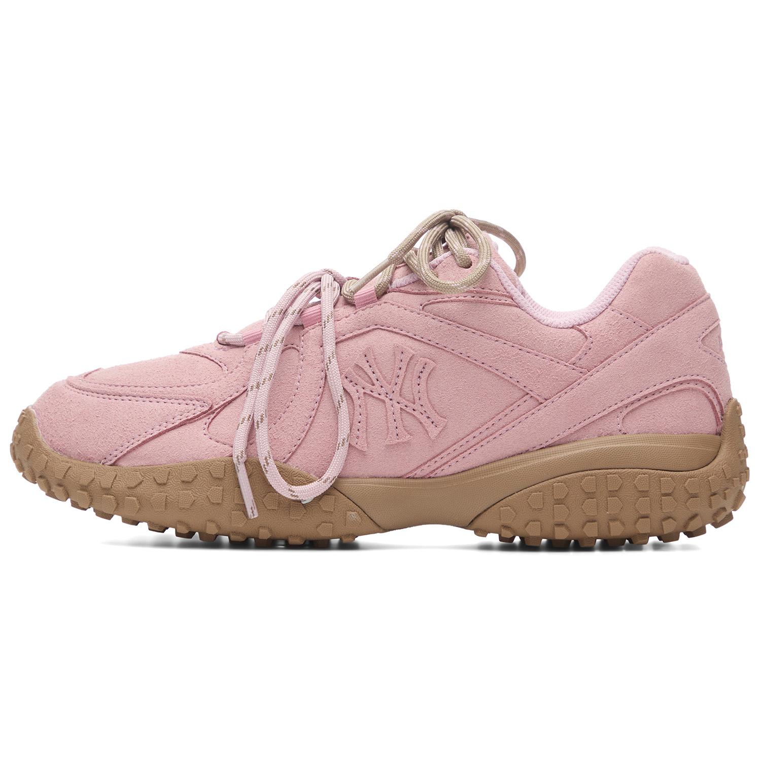 MLB Нью-Йорк Янкис Нескользящие Легкие Низкие Скейтбордические Кроссовки Унисекс Розовые Кроссовки 3ASXT015N-50PKS 37.5 розовый