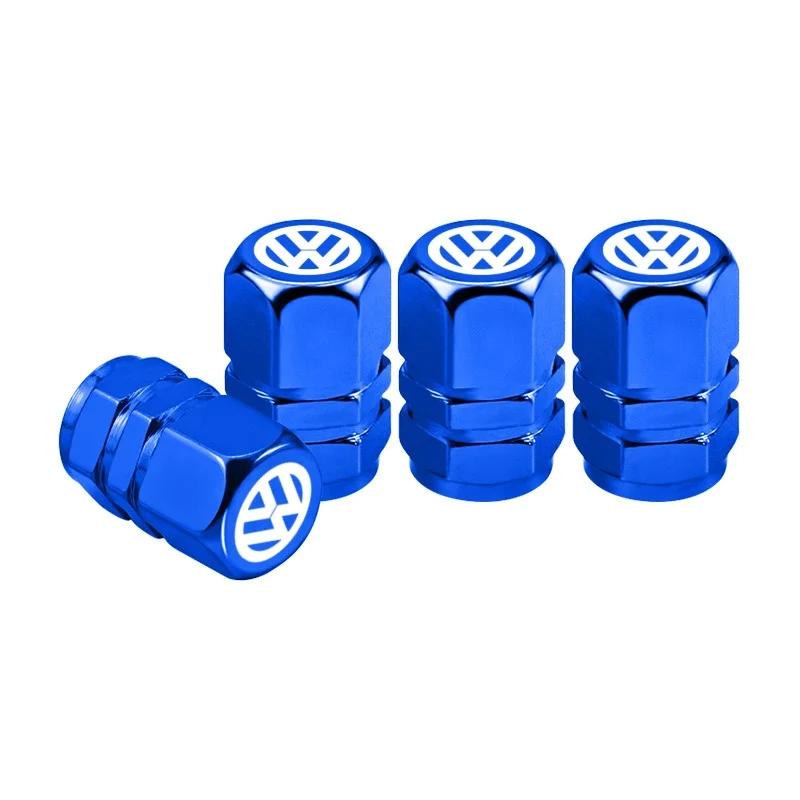 

VW GTI GOLF 2026 Hot For VW VOLKSWAGEN New 4PCS Aluminum Alloy Car Tire Valve Covers Auto Accessories For Volkswagen GOLF 5 Tigu