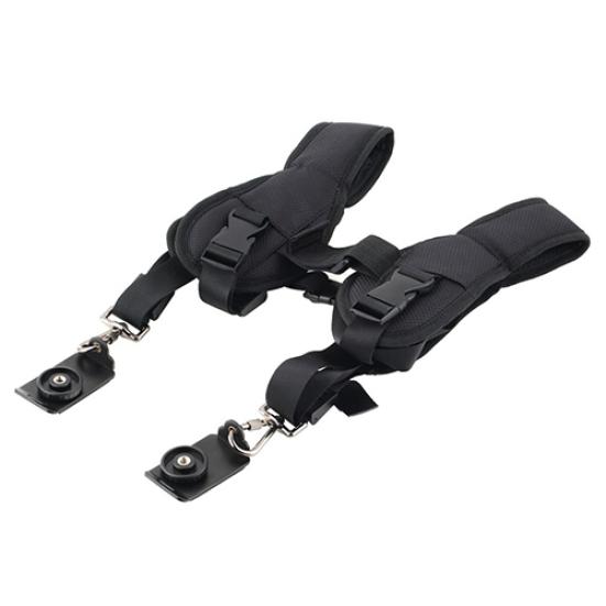 Double Dual Shoulder Strap Quick Release Camera Neck for Digital SLR DSLR Camera