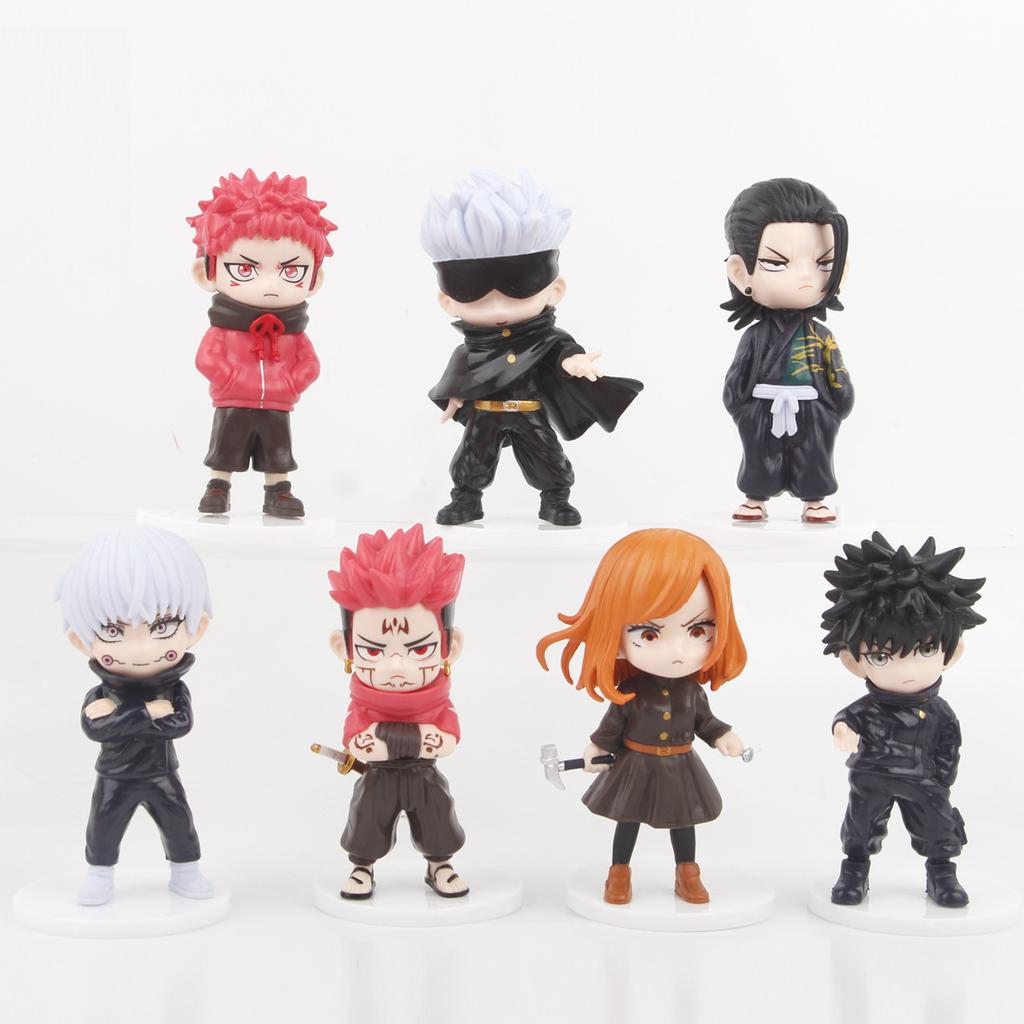 Eyecatching Kaisen Jujutsu Cool Pose Figures Of Sukuna Itadori And Fushiguro