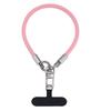 Custom Eco-Friendly Durable Mobile Phone Hand Wrist Lanyards Keychain Sports Polyester Woven Short Wrist Strap Lanyard Phone