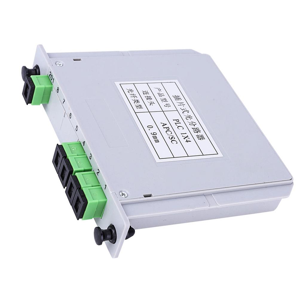 Splitter Ottico a Lame 1X4 SC APC Monomodale Modulo Splitter Fibra Ottica PLC