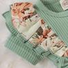 Summer Floral Short Sleeve Newborn Romper for 0-1 Year Olds - European & American Style