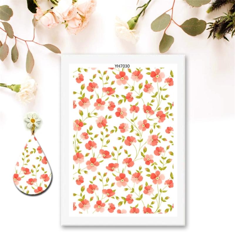 Clay Transfer Paper Water Soluble Clay Transfer Paper for Clay Earrings Making