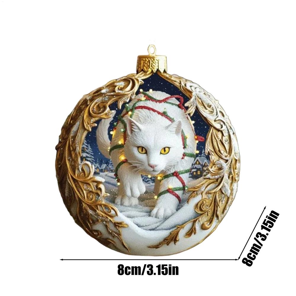 Christmas Balls Clear Seasonal Pendants Christmas Tree Decoration For Dinner School Restaurant Shopping Mall Wedding Birthday