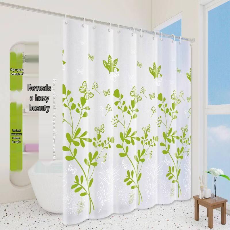 LIEI Waterproof Shower Curtain