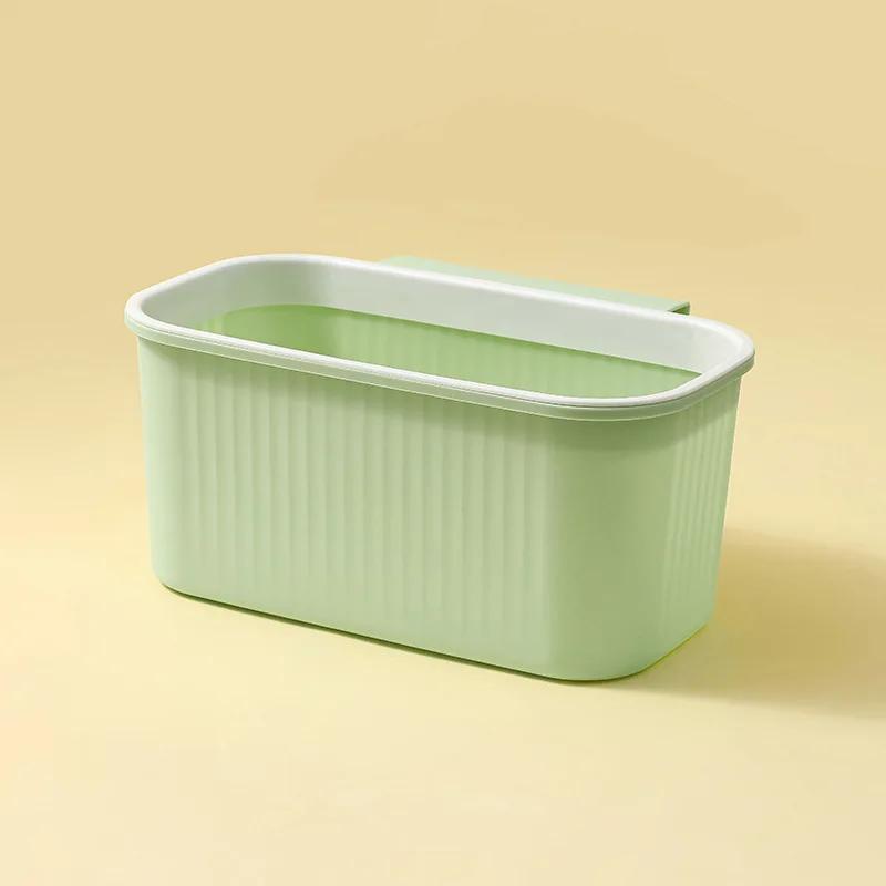 

Многофункциональное настенное мусорное ведро для кухни, подвесное мусорное ведро, настенная наклейка, мусорное ведро для автомобиля, переносное ведро для хранения, домашний мусорный ящик зелёный