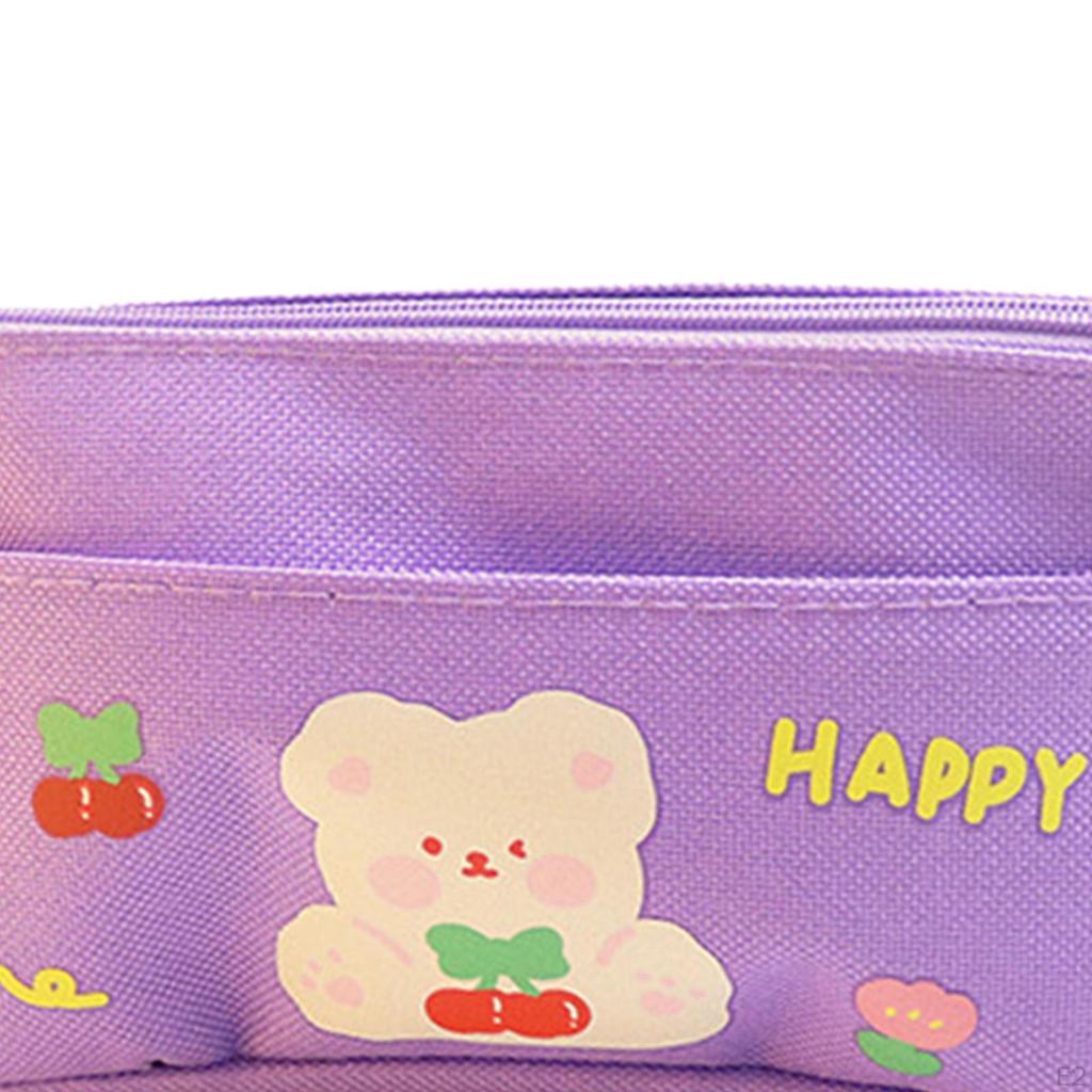 Multifunction Zipper Pencil Case Pen Marker Holder for Students Teens School