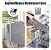 Silicone Dish Drying Mat for Kitchen Counter,  Non-Slip Drain Pad with Built-in Drain, Heat Resistant Stone Drying Mat