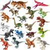 Dinossauros Jurássicos Indominus Rex Conjunto de Blocos de Construção - Brinquedo Modelo DIY Figura de Ação Tiranossauro para Presente de Crianças