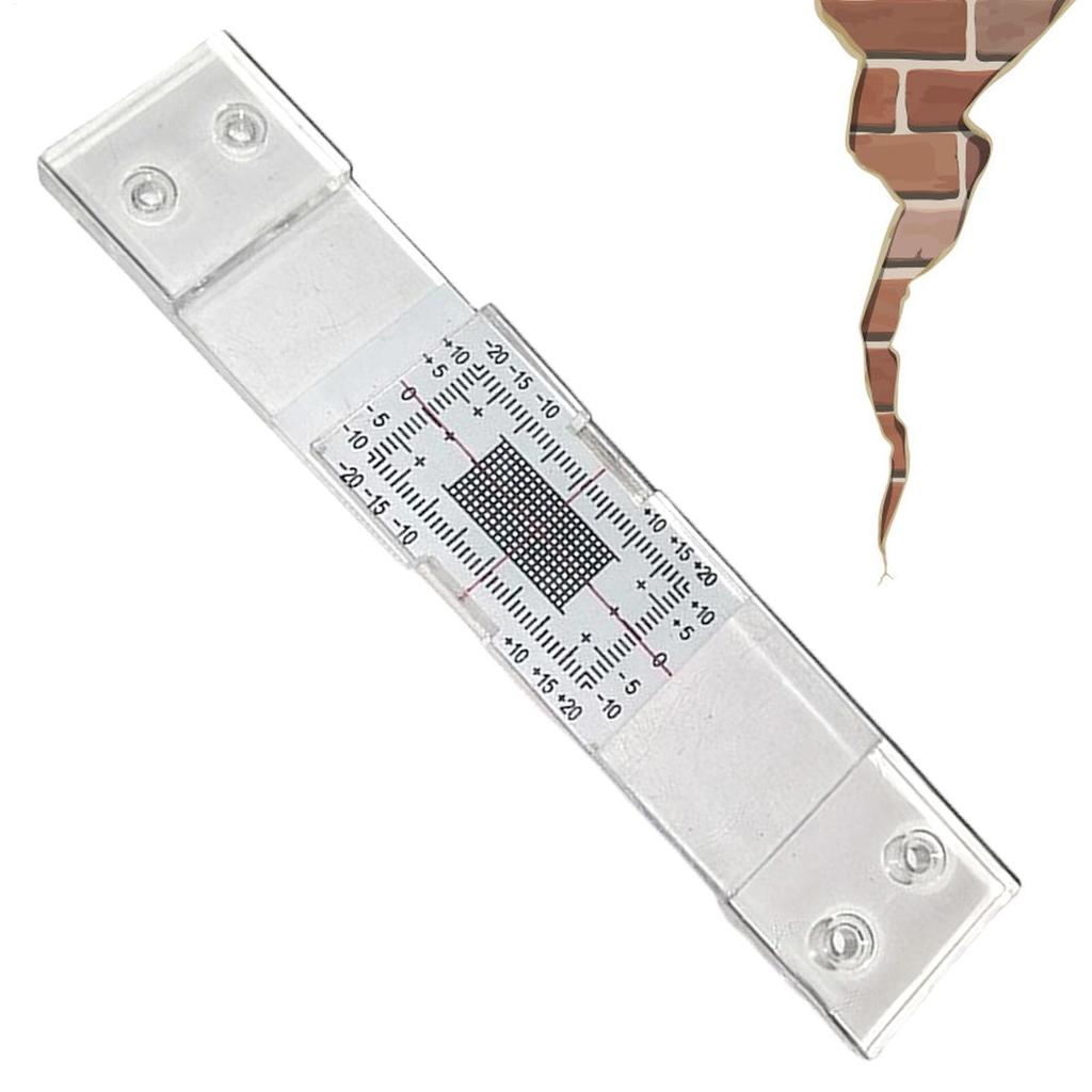 Crack Gauge Monitor Accurate Crack Monitoring Record Tool Crack Measuring Instrument For Monitoring Wall Deformation And Cracks