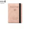 RFID anti-theft passport bag, simple and fashionable multi-functional ID bag, overseas travel passport holder
