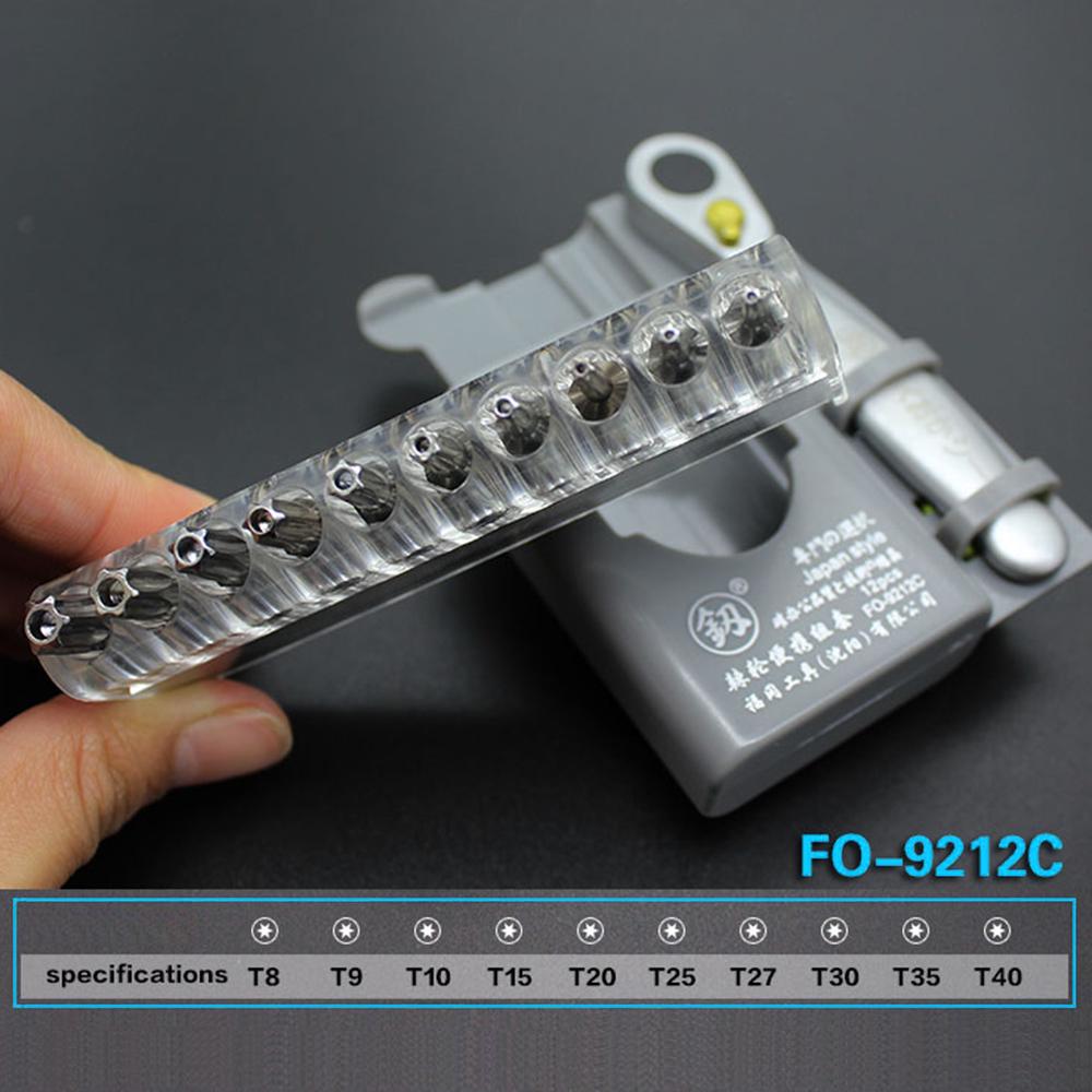 

Набор мини-отверток с храповым механизмом, 12 шт.