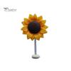 Non Residual Adhesive Ornaments 5Pcs Wobble Sunflower Car Dashboard Decor, Resin Spring Flower Ornament Interior Decoration Flowers with Slip