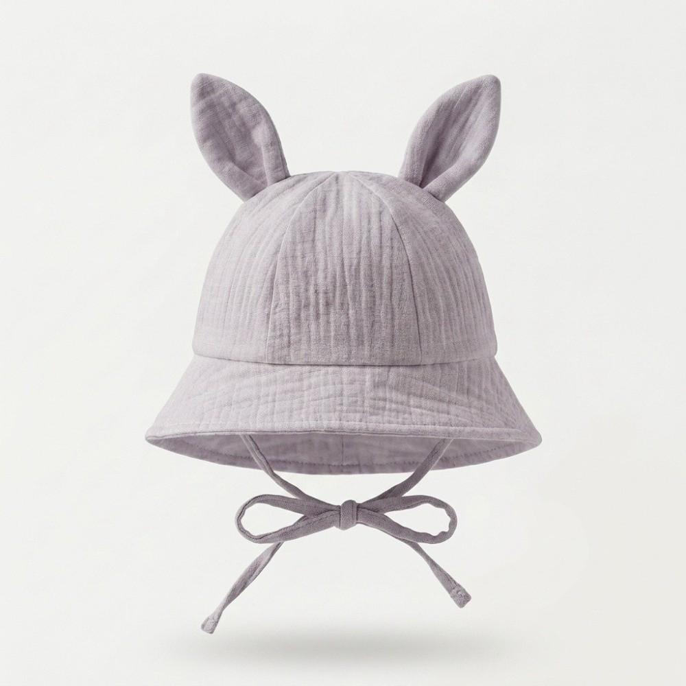 Adjustable Baby Fisherman Hat Cute Rabbit Ears Baby Sunhat Fashion Bucket Cap Spring Summer