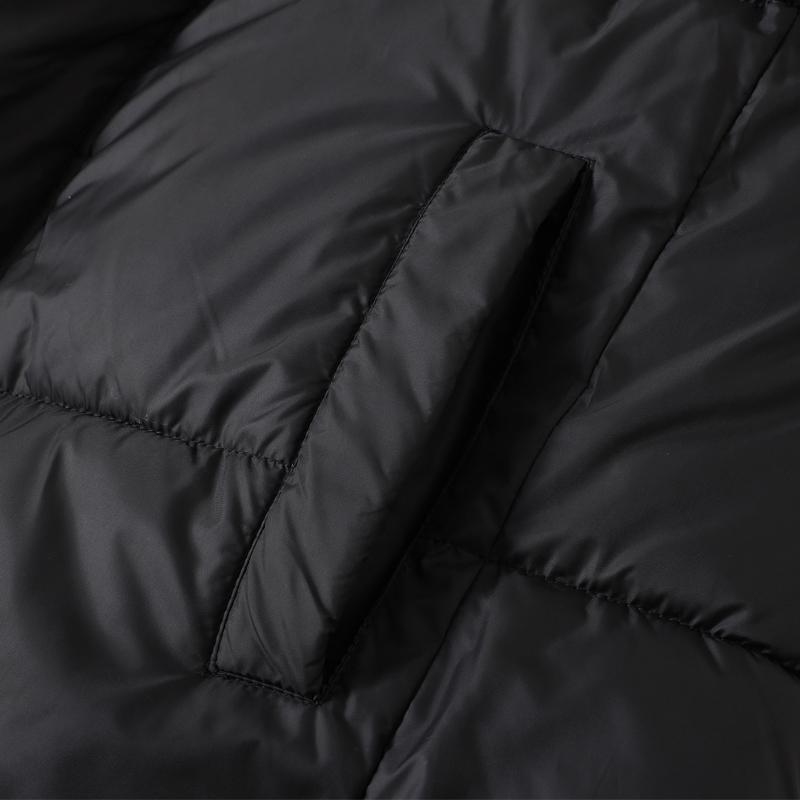 Fashion Winter Woman Long Parkas Hooded Loose Thick Warm Jacket Black Overcoat Women's Coats