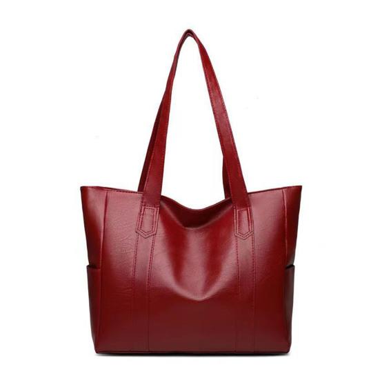 

Women Shoulder Bag Faux Leather Tote Bag Large Capacity Handbag Commuting Bag for Weekender Party Shopping Daily Errands