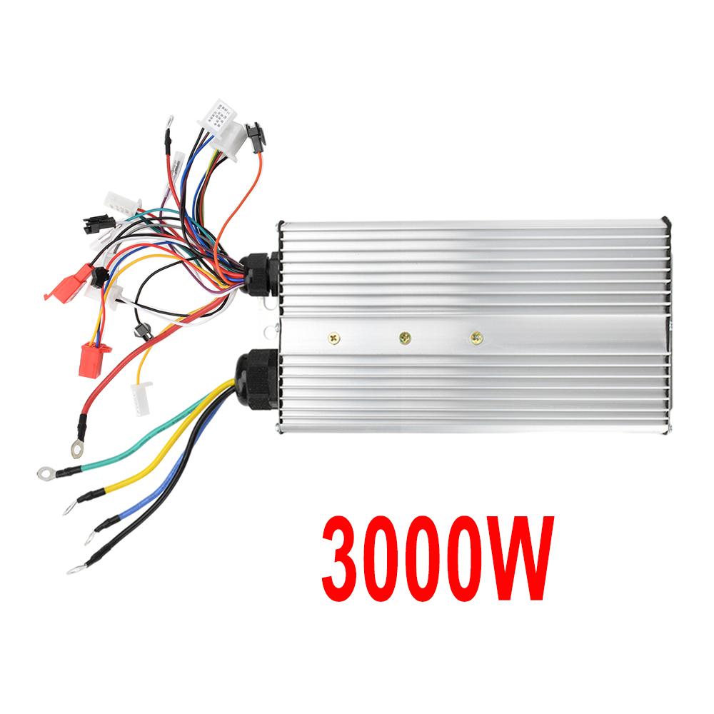 Modifiye Elektrikli Motosikletler İçin Su Geçirmez 3000W 5000W Çift Sıra 24 Tüp Akıllı Fırçasız Kontrolcü 48V 60V 72V 84V