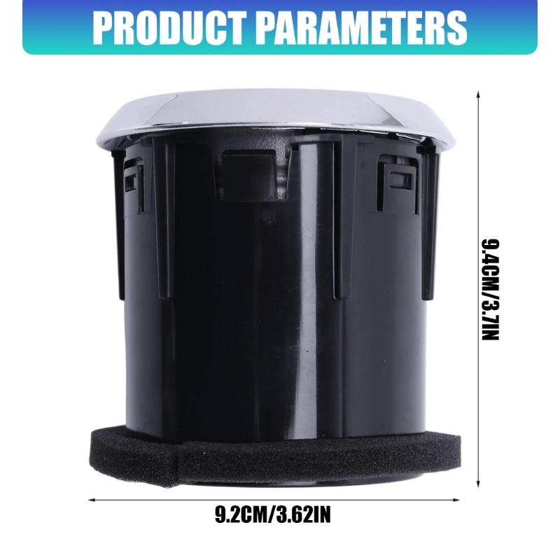 Vehicle Interior Air Outlet Replacement Part ABS Mounting Design for Outlet Repair Service, Daily Care, and Upkeep