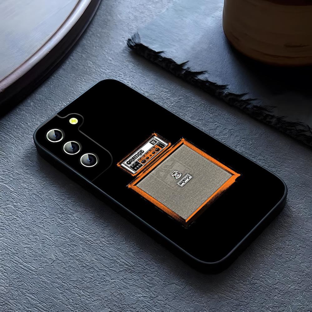 

Orange Guitar Amp Phone Case For Samsung Galaxy S26 S24 S23 S22 S25 S21 S20 Ultra Fe Plus A54 A24 A55 A53 Coque Galaxy S20 FE