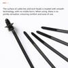 20pcs Self Locking Nylon Cable Ties Fastening Zip Cable Ties Portable Black Cable Ties Wrap Cable Multifunctional