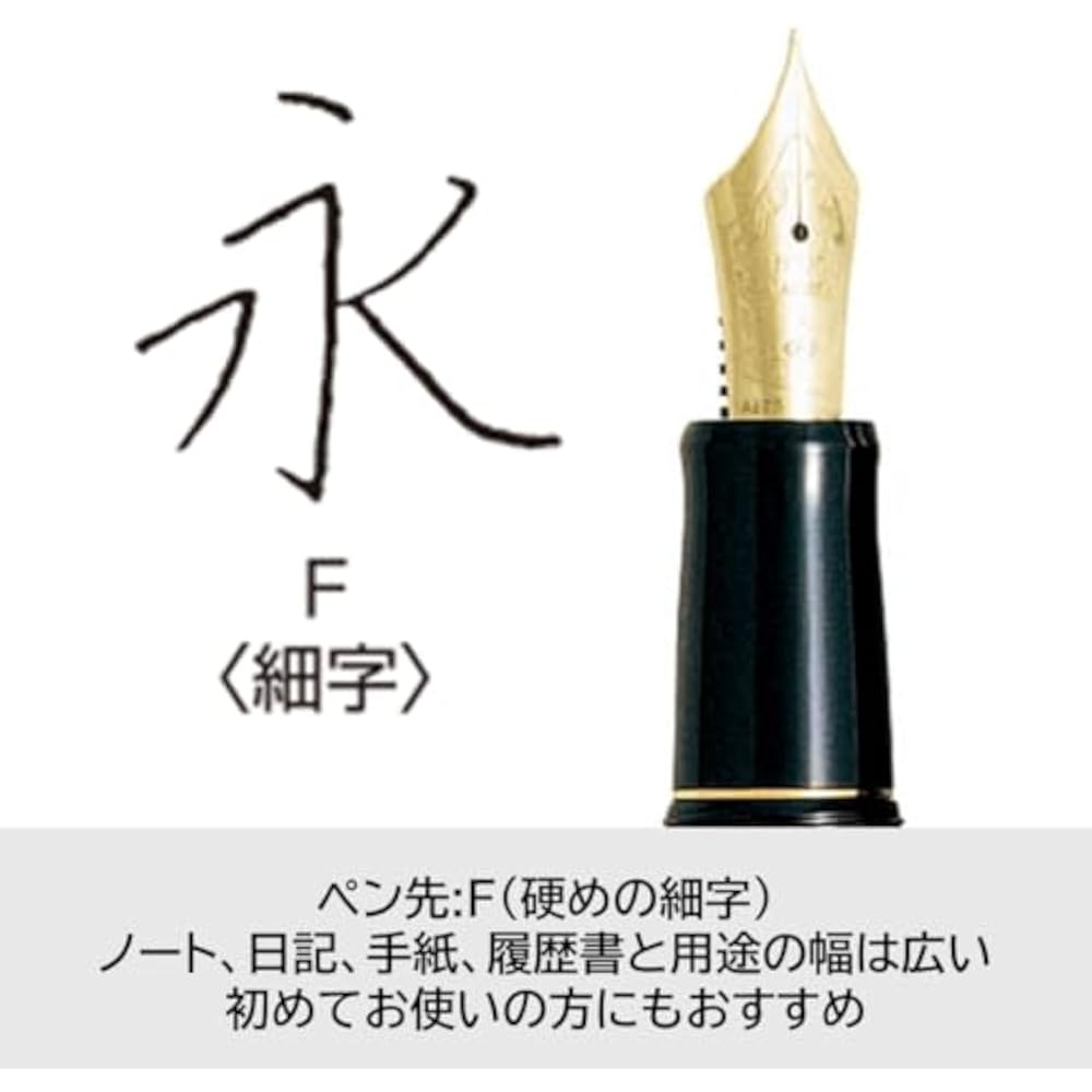 PILOT Custom 74 F Fine (Fine) Deep Red Black FKKN12SRDRF Tip 14K Pilot Fountain Pen