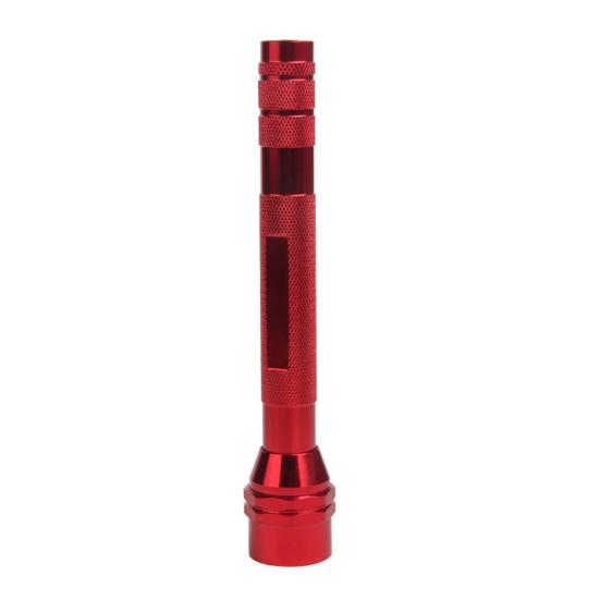 LED Flashlight with Telescoping Magnetic Pickup Tool Outdoor Camping Hiking Car Repair Emergency Handheld Flash Lamp with Extendable Magnet Stick