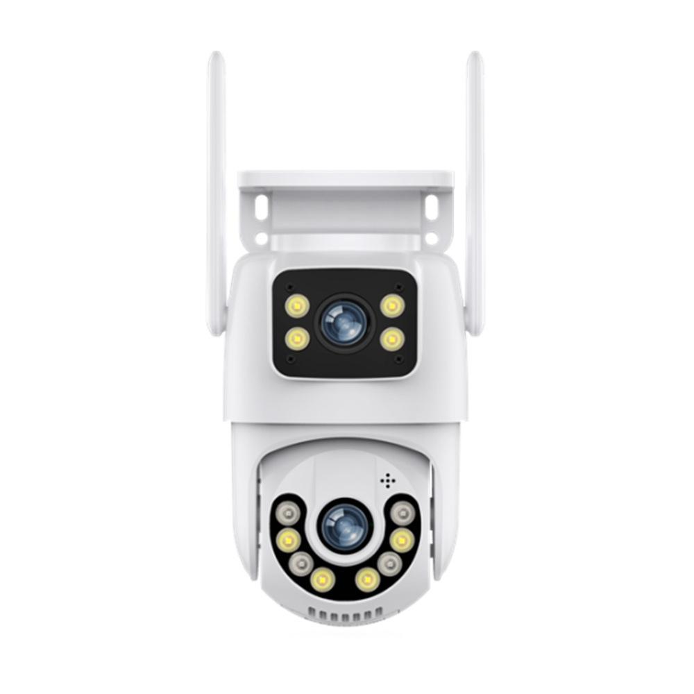 8MP 4K PTZ Wifi kamera Bezdrátová venkovní sledovací kamera se dvěma čočkami Ai Human Detect Security IP kamera Auto Tracking Aplikace iCSee