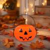 Halloween Festival Supplies 1/2/3Pcs Pumpkin Candy Bucket Trick-or-Treat Holder Basket Party Favors Jack-O-Lantern Sweet Snack Pail with Handle,