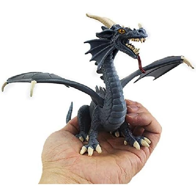 Warmtree 6 inch Realistic Dragon Model Plastic Flying Dragon Figurines Gifts for Collection