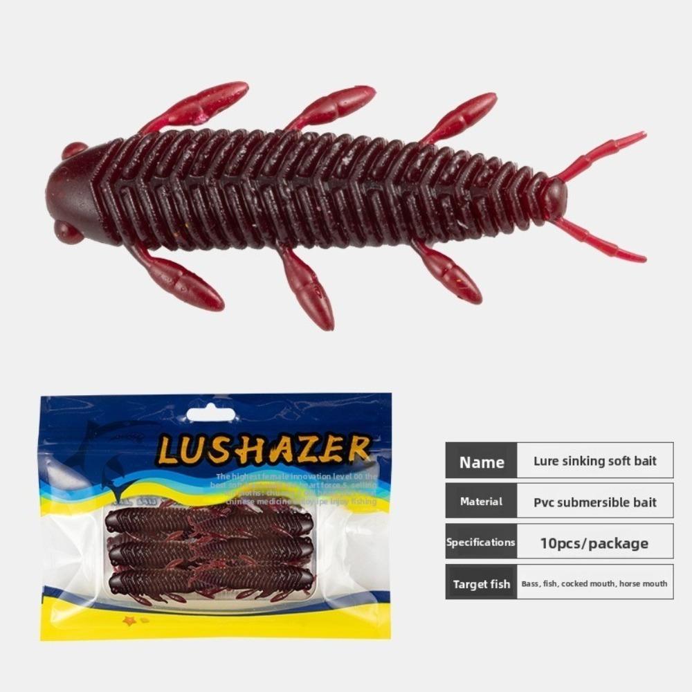 

20pcs Set 5.5cm Length Soft Plastic Lures Casting Design Silicone Shad Lure Bass Fishing F