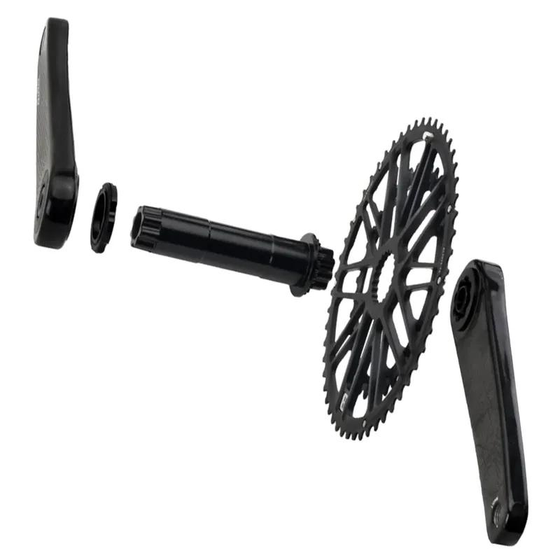 RIRO Carbon Fiber Road Crankset 29MM 50-34/52-36/53-39T Compatible with 11/12 Speed Shimano Direct Mount /110/130BCD Chainrings
