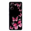 For ZTE Blade A54 Case Cute Cartoon Cat Black Silicone Soft Phone Case For ZTE Blade A54 4G Back Cover Case A 54 6.6" Funda Capa