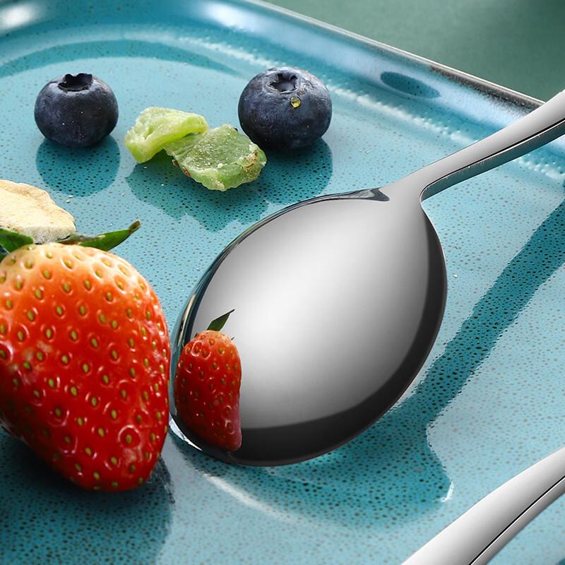 Zhishi 316 Stainless Steel Elegant Round Spoon