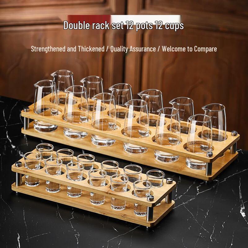 Elegant Handmade Glass Baijiu Decanter Set