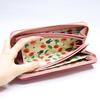 Lisa and Gaspard Long Wallet with Round Popular Character Lisa and Gaspard Apple Pink Women's Zipper, Pattern,