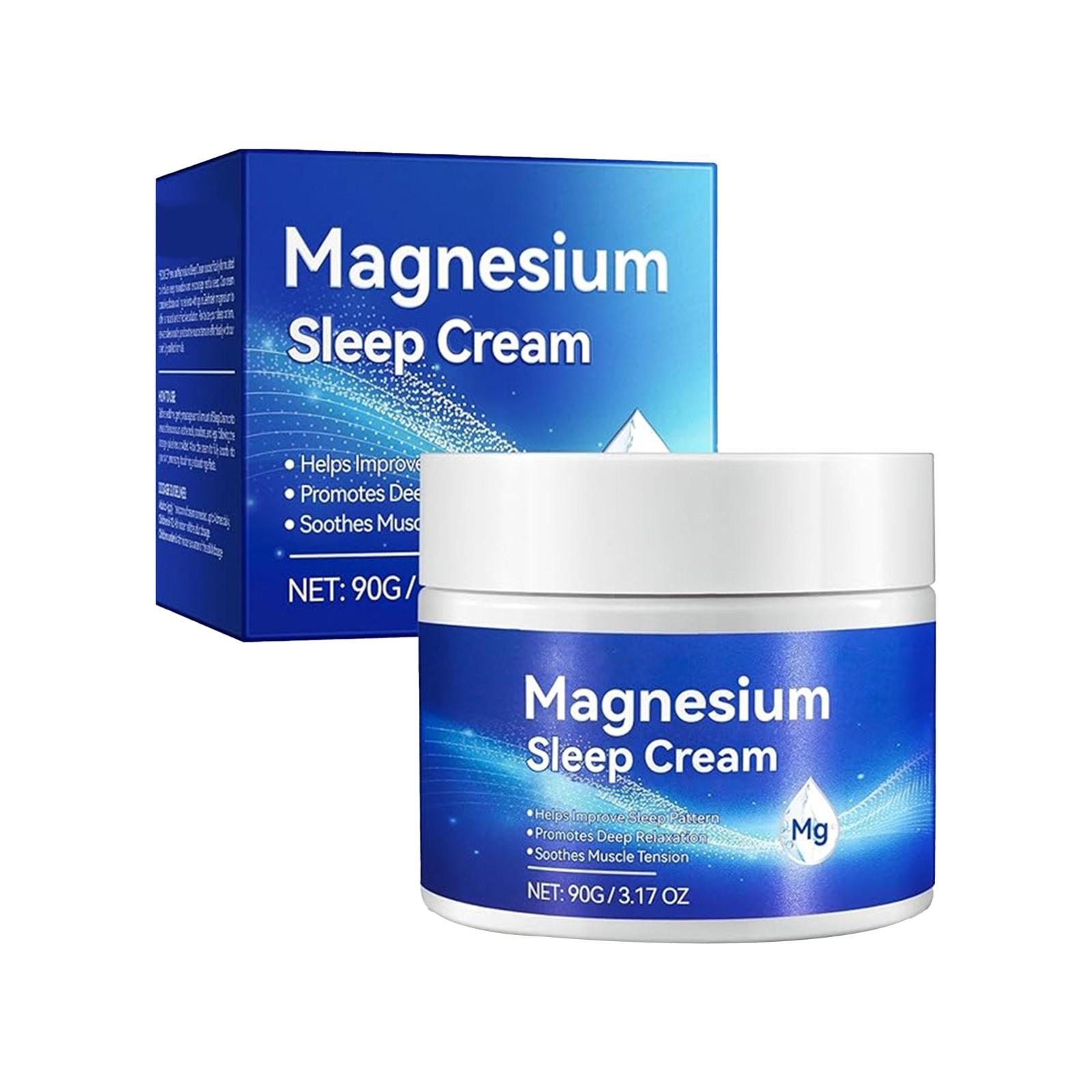 

High Quality Sleep Magnesium Cream, Topical Magnesium Cream Is Easy To Absorb Without Residue, Body Sleep Discomfort Sleep Cream синий